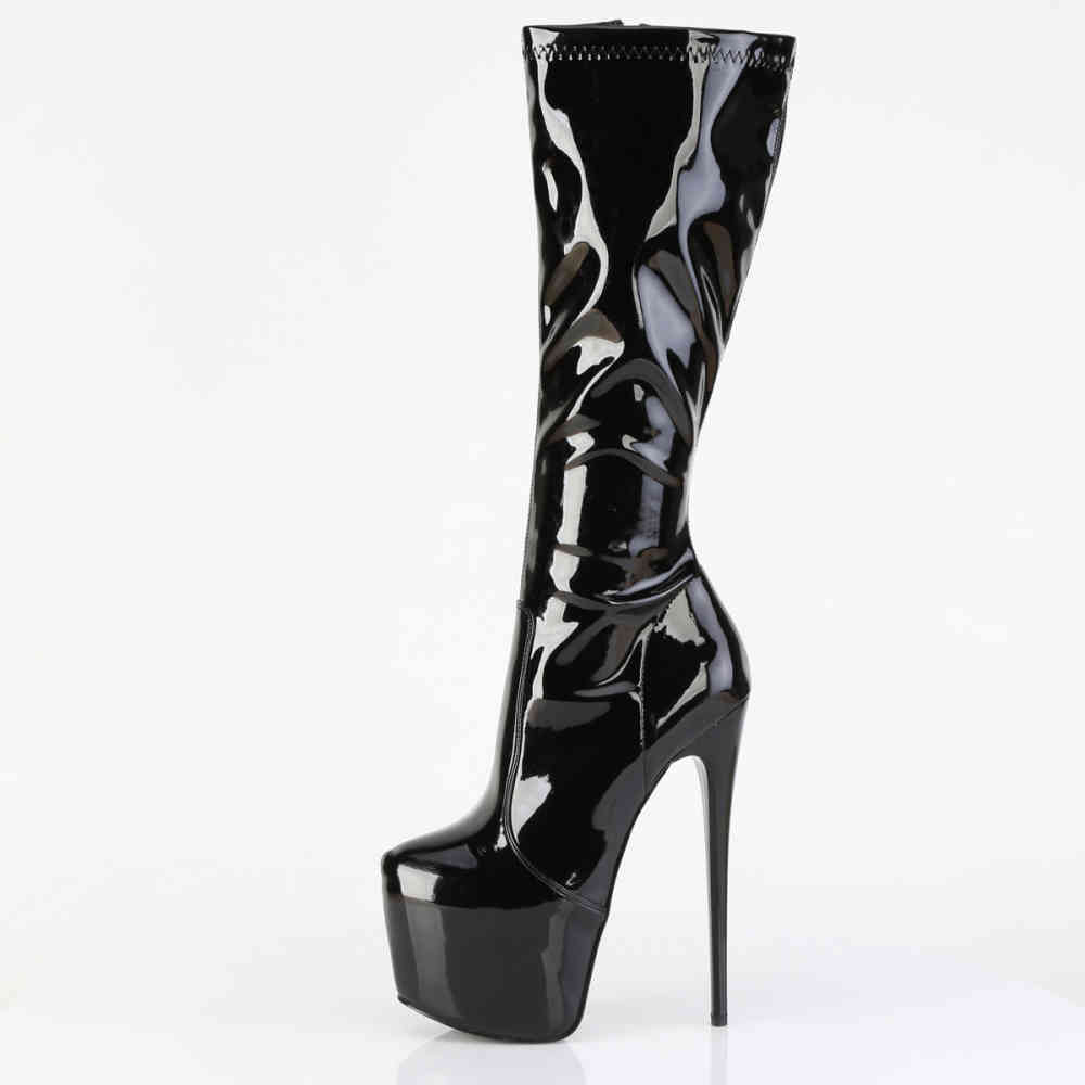 Pleaser - JUBILANT-2000 Plateau Laarzen - Zwart